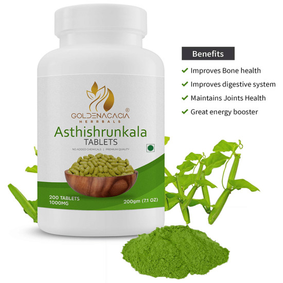 Goldenacacia Herrbals Asthishrunkala 1000mg Tablet image