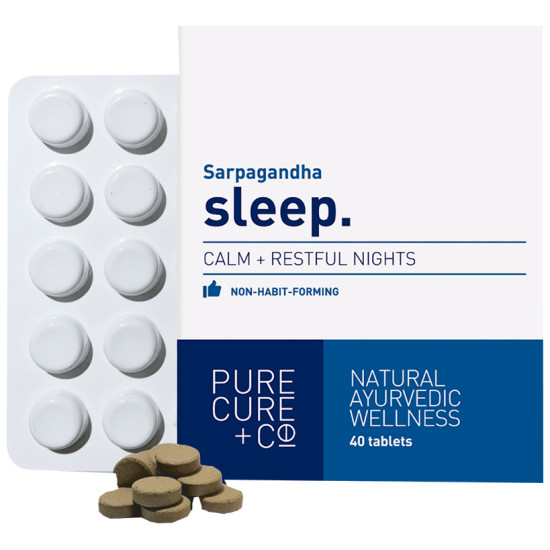 Pure Cure Sarpagandha Sleep Tablet image