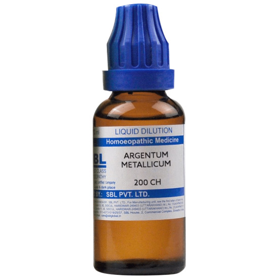 SBL Argentum Metallicum Dilution 200 CH image