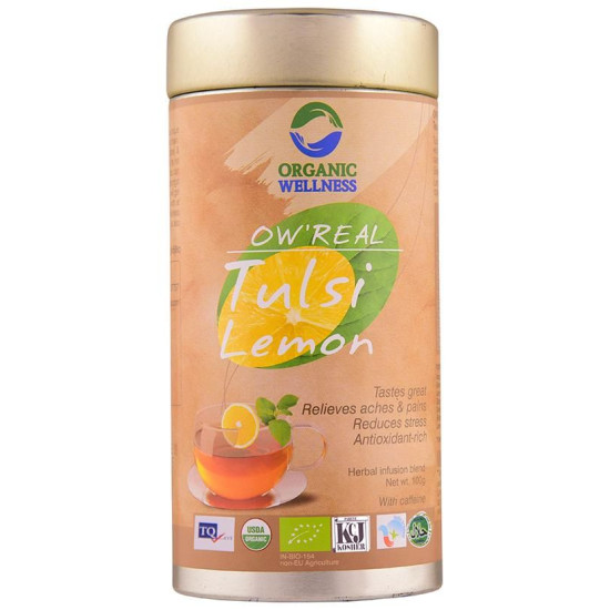 Organic Wellness OW' Real Tulsi Herbal Infusion Blend Lemon image