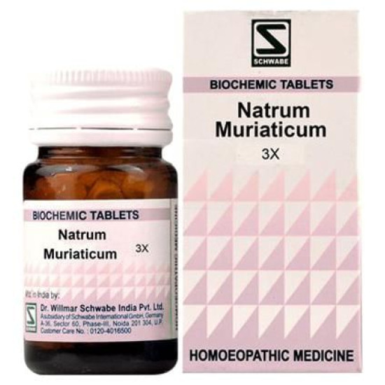 Dr Willmar Schwabe India Natrum Muriaticum Biochemic Tablet 3X image