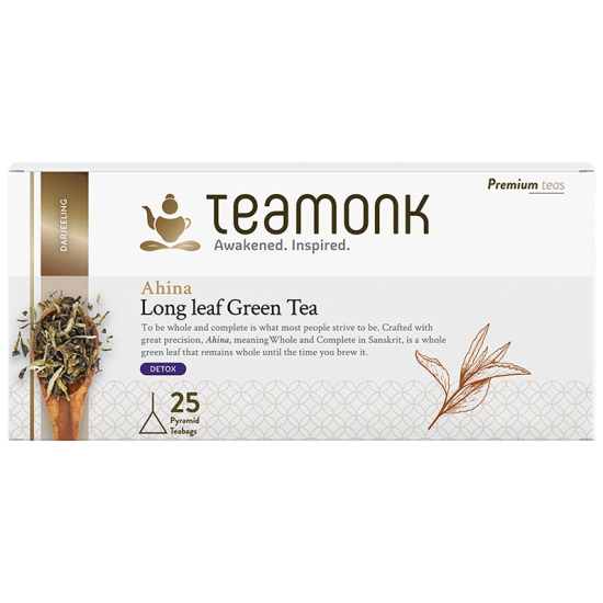 Teamonk Ahina Long Life Green Tea Bag (2gm Each) image