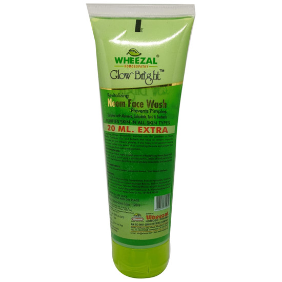 Wheezal Glow Bright Revitalizing Neem Face Wash image