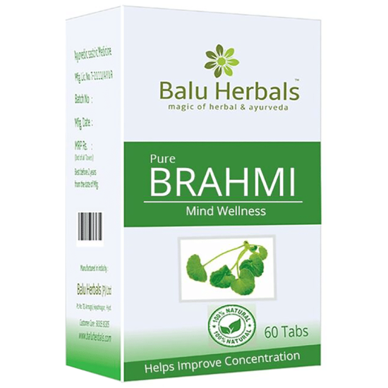 Balu Herbals Pure Brahmi Tablet image