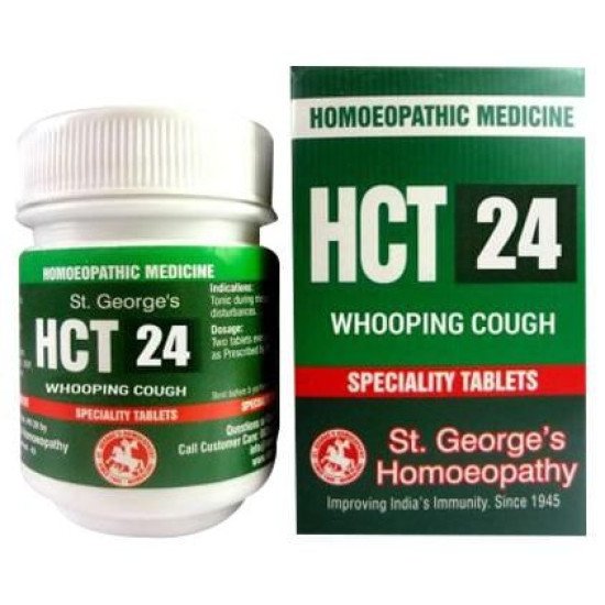 St. George’s HCT 24 Whooping Cough Tablet image