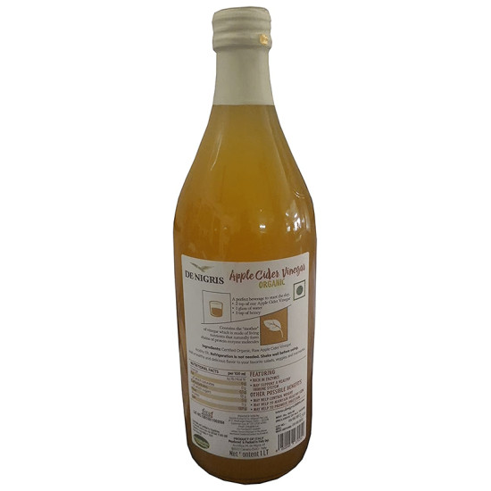 De Nigris Organic Raw Unfiltered Apple Cider Vinegar with the Mother image