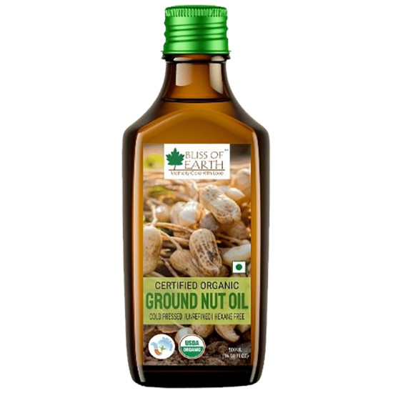 Bliss of Earth Certified Organic Ground Nut Oil image