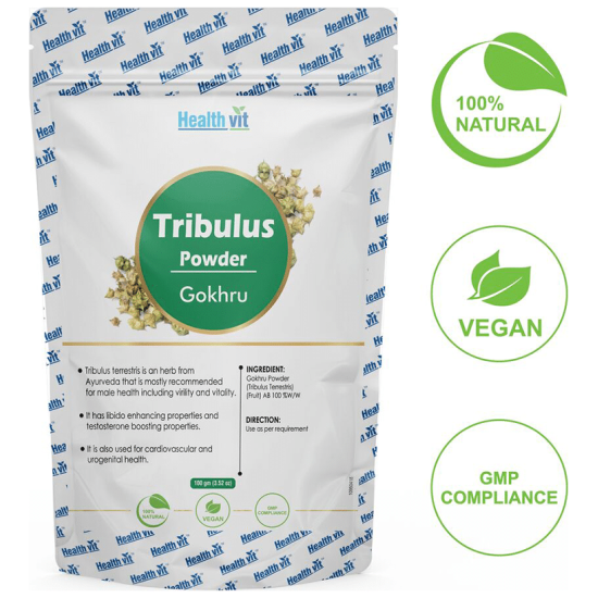 HealthVit Natural Tribulus (Gokhru) Powder image