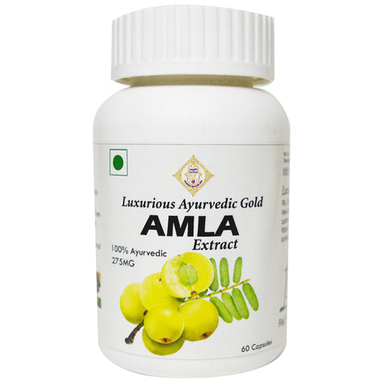 Luxurious Ayurvedic Gold Amla Extract Capsule image