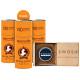 Royal Swag Combo Pack of Ayurvedic Powder Smoke Cigarette (15 Each) & Swosh Lip Balm 15gm Frutta image