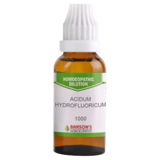 Bakson's Acidum Hydrofluoricum Dilution 1000 CH image