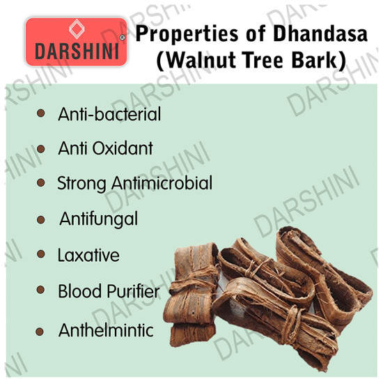 Darshini Walnut Tree Bark/Akhrot Chhal/Dandasa Powder image