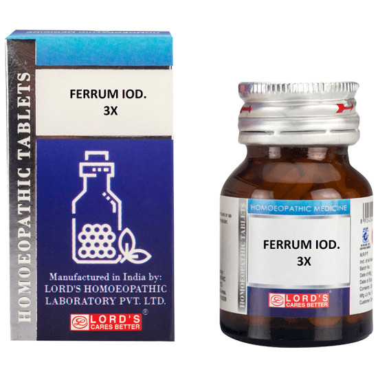 Lord's Ferrum Iod Trituration Tablet 3X image