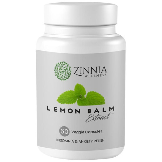 Zinnia Wellness Lemon Balm Extract Veggie Capsule image