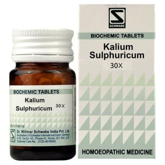 Dr Willmar Schwabe India Kali Sulphuricum Biochemic Tablet 30X image