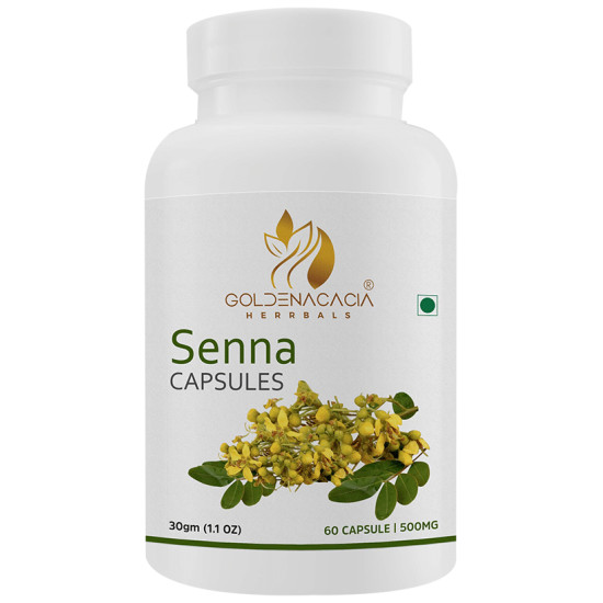 Goldenacacia Herrbals Senna 500mg Capsule image