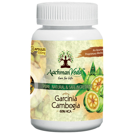 Aachman Veda Garcinia Cambogia 500mg 60% HCA Weight Loss Capsule (60 Each) image