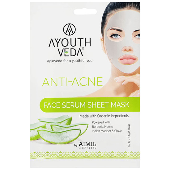 Ayouth Veda Anti-Acne Face Serum Sheet Mask image