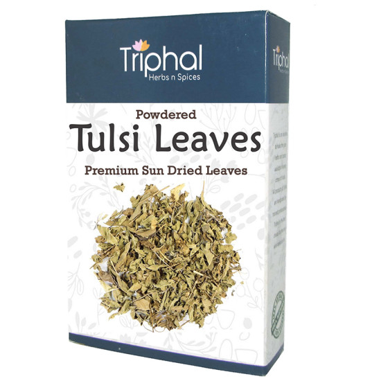 Triphal Dry Tulsi Leaves or Basil Leaves Powder image