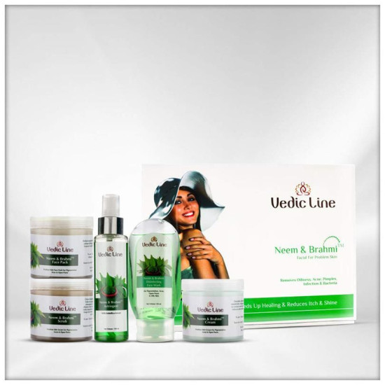 Vedic Line Facial Kit Neem & Brahmi image