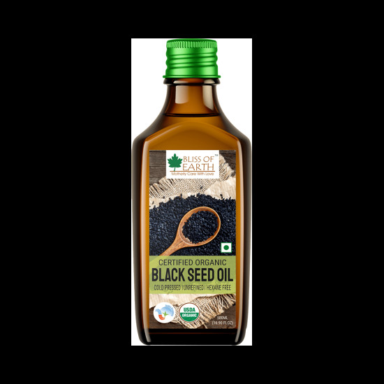 Bliss of Earth Certified Organic Black Seed Oil image