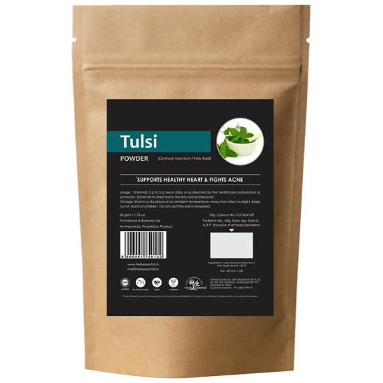 Herb Essential Tulsi (Ocimum Sanctum/Holy Basil) Powder image