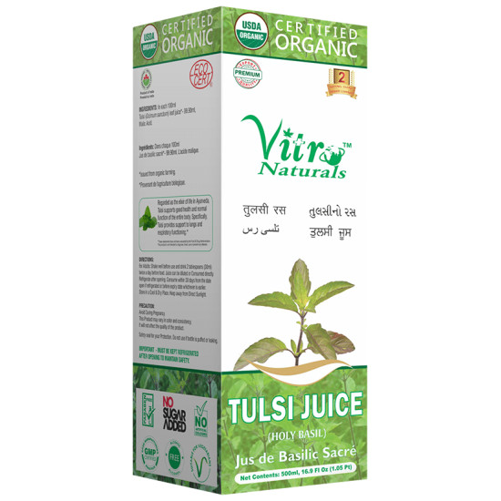 Vitro Naturals Certified Organic Tulsi Juice image