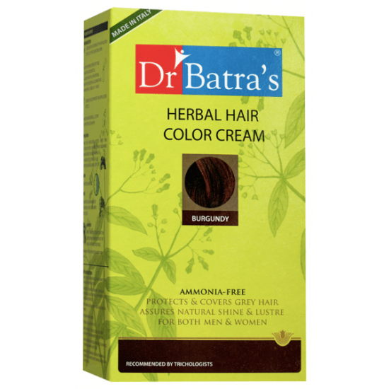 Dr Batra's Herbal Hair Color Cream Burgundy image