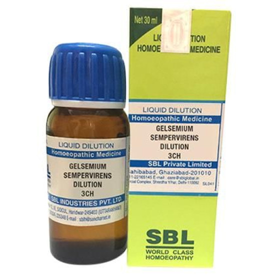 SBL Gelsemium Sempervirens Dilution 3 CH image