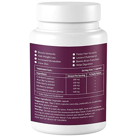 Zinnia Wellness Berry Blend Veggie Capsule image