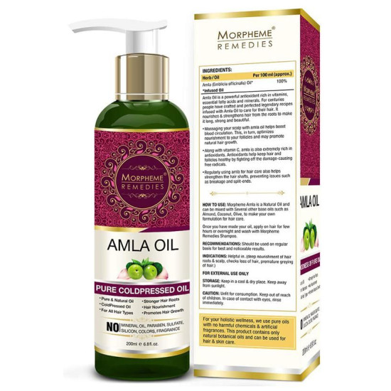 Morpheme Pure Amla Hair Oil image