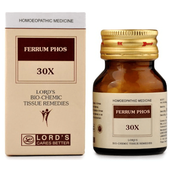 Lord's Ferrum Phos Biochemic Tablet 30X image