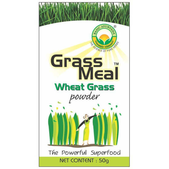 Basic Ayurveda Grass Meal Wheat Grass Powder image