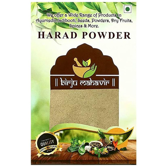 Birju Mahavir Combo Pack of Harad powder, Baheda Powder & Amla Powder (200gm Each) image