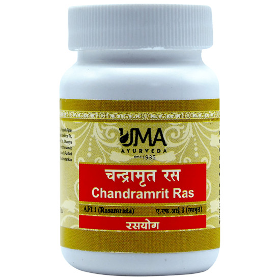 Uma Ayurveda Chandramrit Ras Tablet image