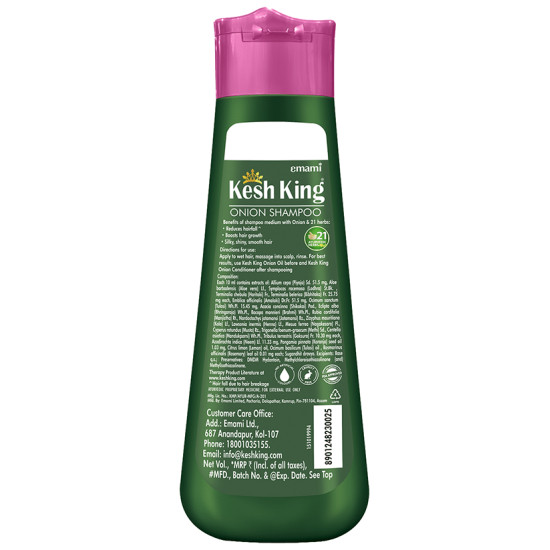 Kesh King Ayurvedic Hairfall Expert Onion Shampoo image