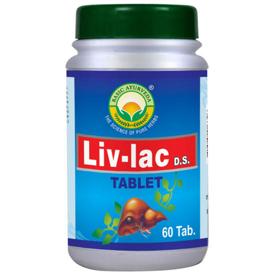 Basic Ayurveda Liv-Lac D.S. Tablet image