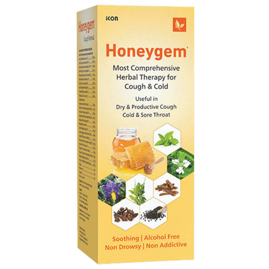 Honeygem Most Comprehensive Herbal Therapy for Cold & Cough Syrup image