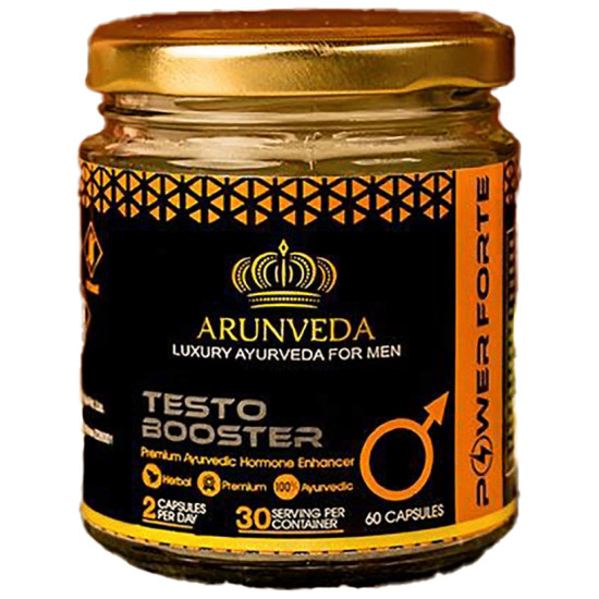 Arunveda Power Forte Testo Booster Capsule for Men (60 Each) image