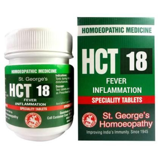 St. George’s HCT 18 Fever Inflammation Tablet image