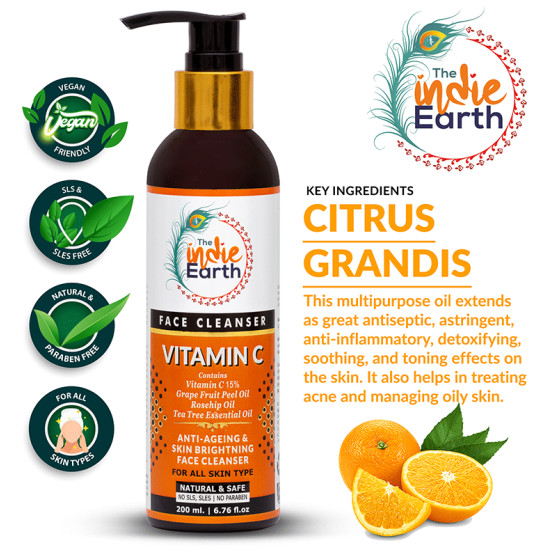 The Indie Earth Vitamin C Face Cleanser image