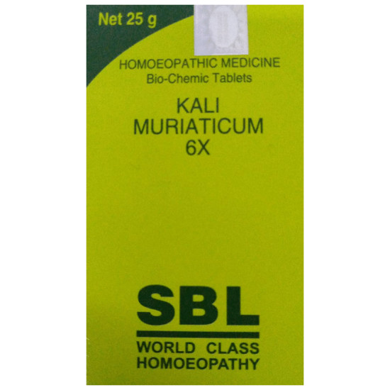 SBL Kali Muriaticum Biochemic Tablet 6X image