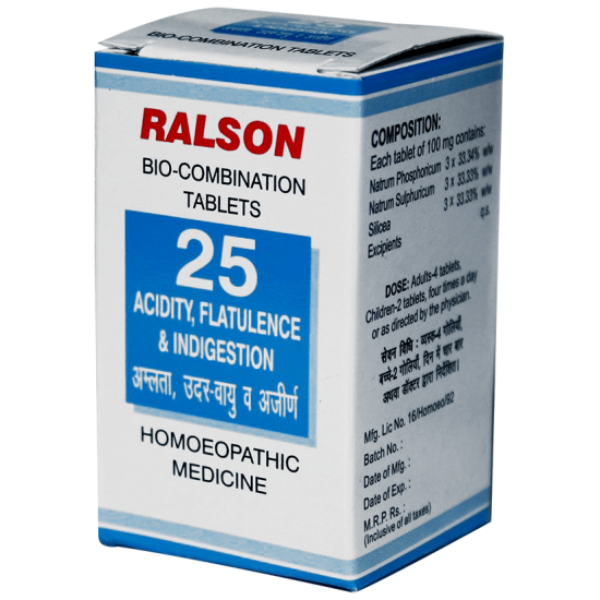 Ralson Remedies Bio-Combination 25 Tablet image