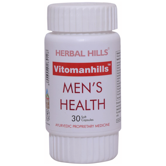 Herbal Hills Vitomanhills Men's Health Soft Gel Capsules image