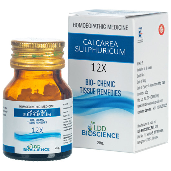 LDD Bioscience Calcarea Sulphuricum Biochemic Tablet 12X image