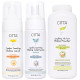 Citta Combo Pack of Tender Foaming Baby Wash 150ml, Gentle Foaming Baby Shampoo 150ml & Soothing Talc-Free Baby Powder 200gm image