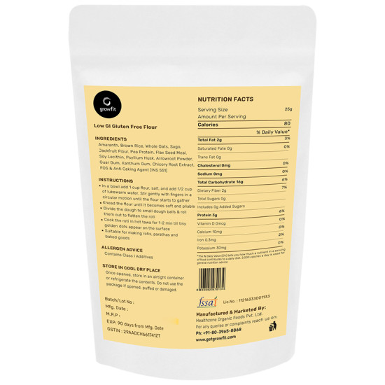 Growfit Low GI Gluten Free Flour image