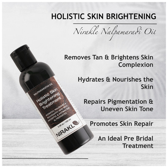 Nirakle Nalpamarathi Oil Holistic Skin Brightening Treatment image