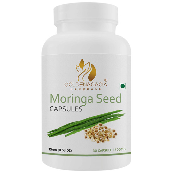 Goldenacacia Herrbals Moringa Seed 500mg Capsule image