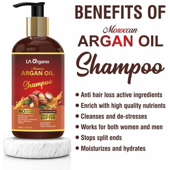 LA Organo Moroccan Argan Oil Shampoo image